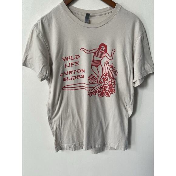 Next Level Lady Slider T-Shirt Size Small Natural Cotton Short Sleeve Surfer - Picture 1 of 10
